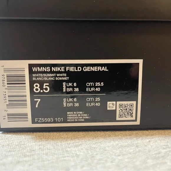 Nike Field General White Gum Athletic Women's Shoe Size 8.5 FZ5593 101 - Picture 10 of 10